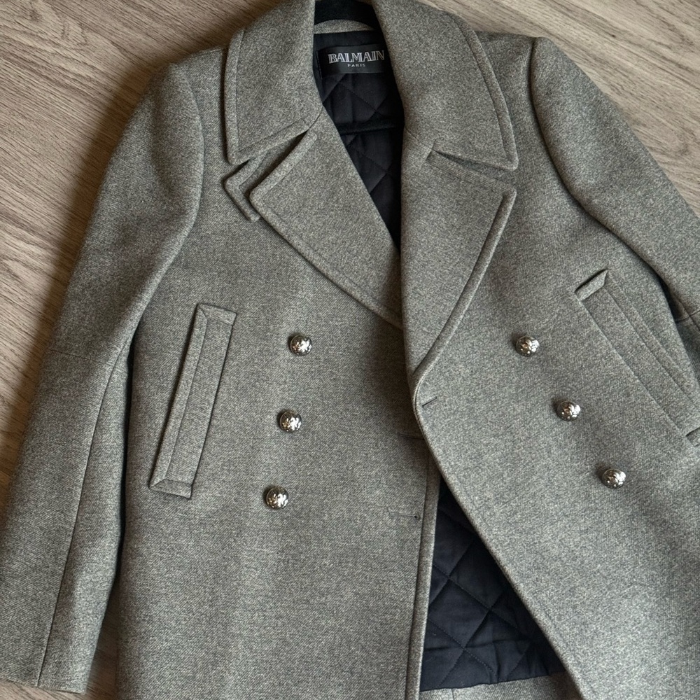 Balmain Decarnin Era 2011FW Peacoat